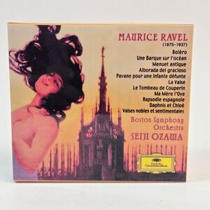 Seiji Ozawa - Ravel Orchestral Works 3 CD Deutsche Grammophon Eloquence VG+